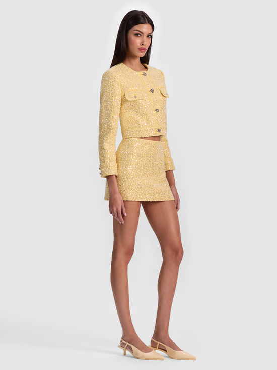 BUTTER-LORIE EMBELLISHED TWEED JACKET