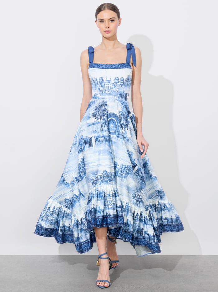 ROSALEE MAXI DRESS - CHATEAU image 6 - Alice And Olivia