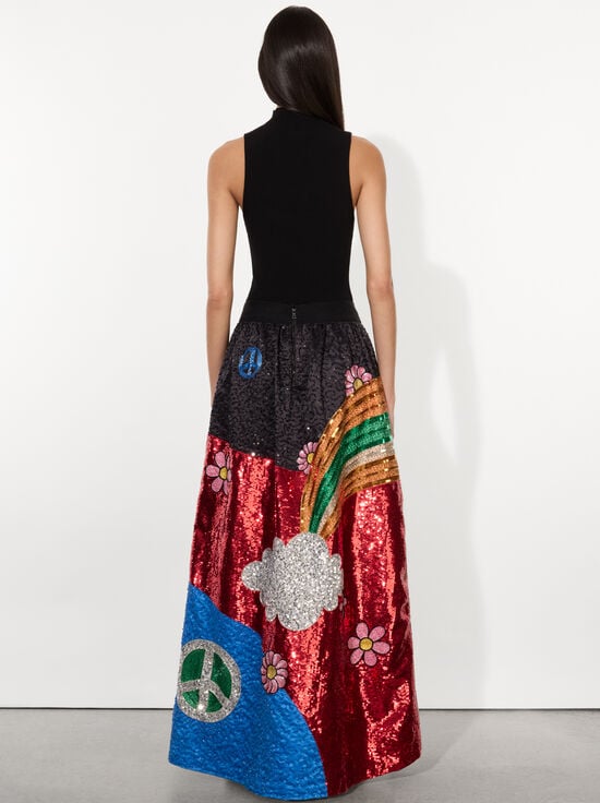 ALL YOU NEED IS LOVE-A+O X THE BEATLES TINA BALLGOWN SKIRT