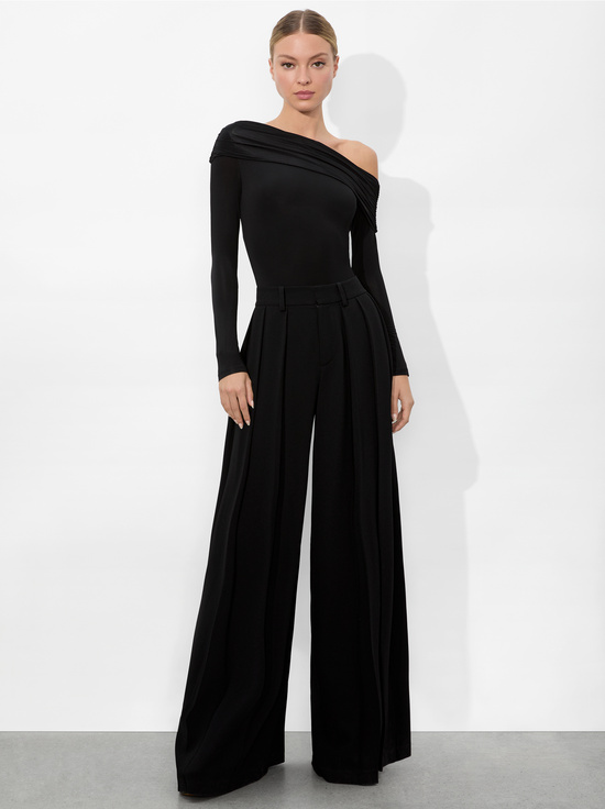 BLACK-MOLLIE CONVERTIBLE BODYSUIT