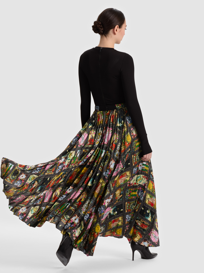 KATZ PLEATED MAXI SKIRT - ENCHANTED TAROT image 2 - ALICE + OLIVIA