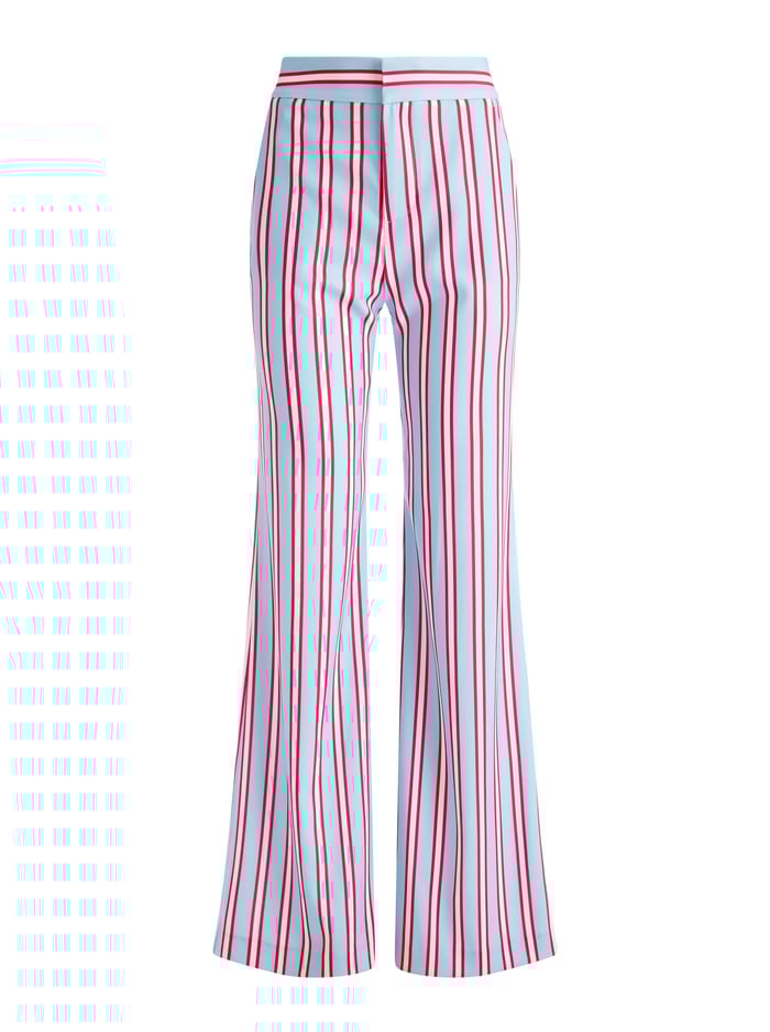 DYLAN PANT - TEAKWOOD STRIPE MINERAL BLUE/B image 5 - Alice And Olivia