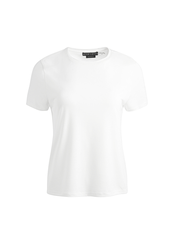 PERFECT TEE - OFF WHITE image 5 - Alice And Olivia