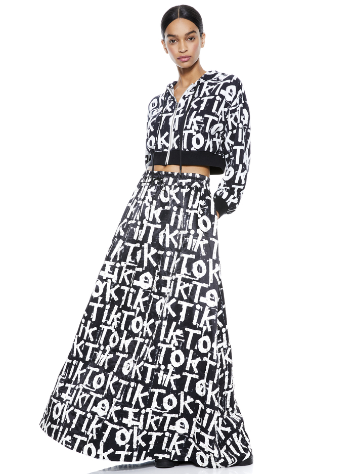AO X TIKTOK BARRON CROPPED HOODIE - TIKTOK image 2 - Alice And Olivia