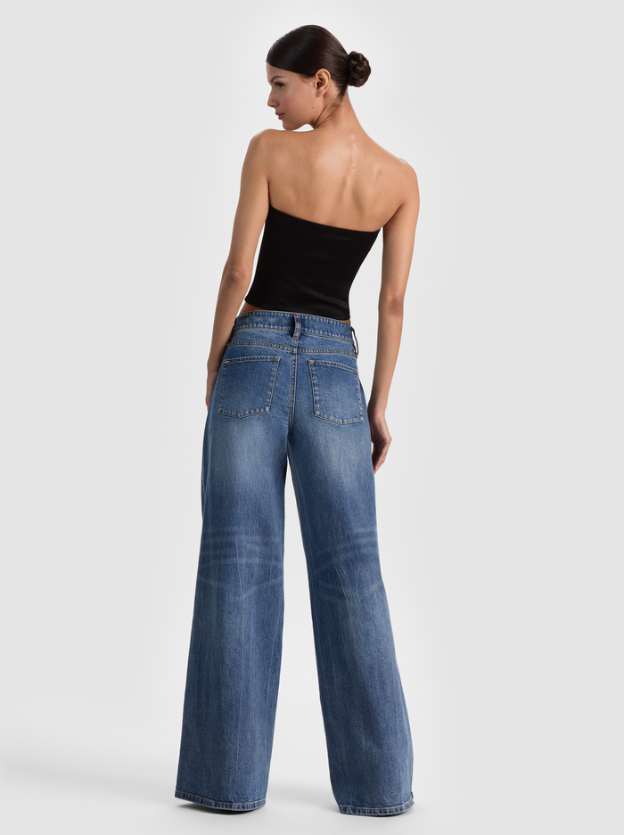 KELCEY STRAPLESS VEST - BLACK image 2 - ALICE + OLIVIA