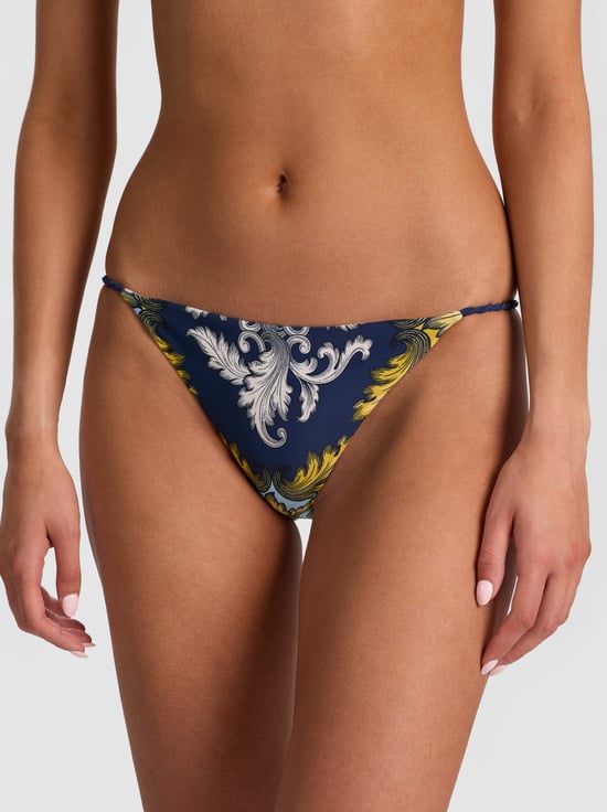 ANTIQUE SCROLL-A+O X PQ SWIM TEENY BIKINI BOTTOM