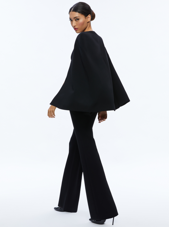 NOVA CAPE JUMPSUIT - BLACK image 1 - Alice And Olivia
