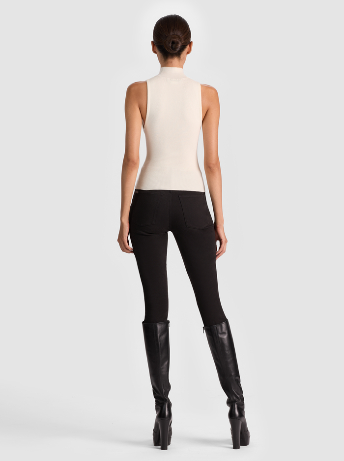 DARCEY KNIT TANK - ECRU image 2 - Alice And Olivia