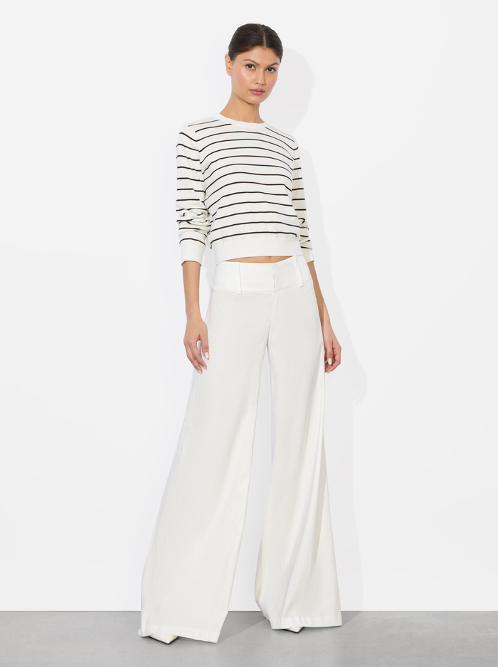 OLIVIA LINEN PANT - OFF WHITE image 1 - Alice And Olivia