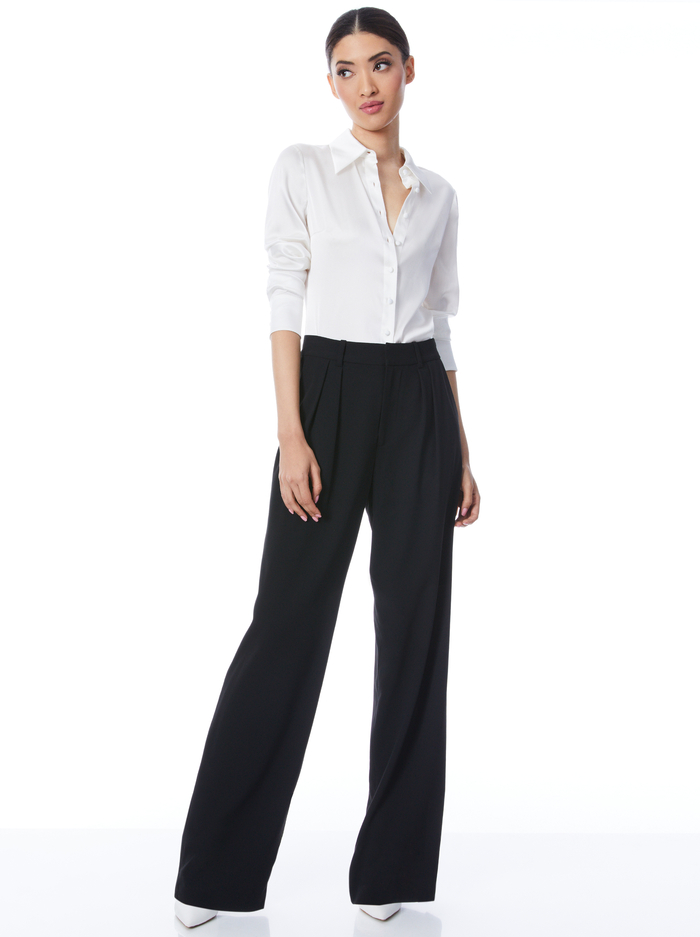 WILLA FITTED TOP - WHITE image 2 - Alice And Olivia