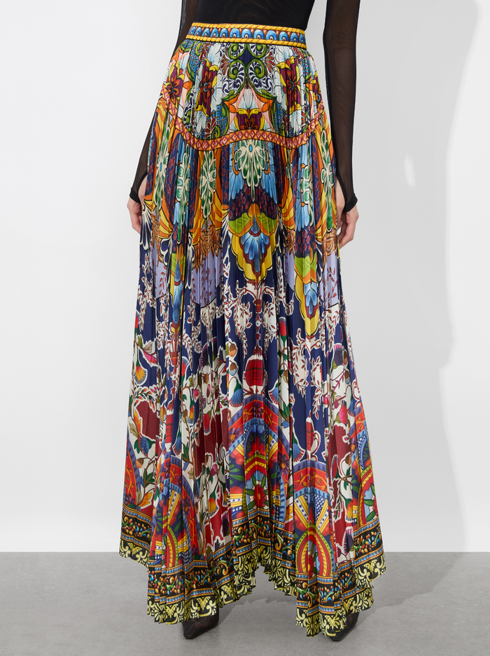 KATZ MAXI PLEATED SKIRT - ON THE ROAD - Alice And Olivia