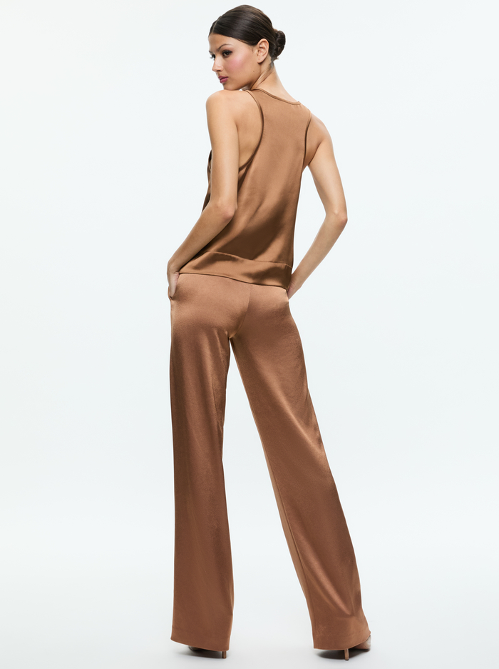 AVRIL BOXY TANK - CAMEL image 2 - Alice And Olivia