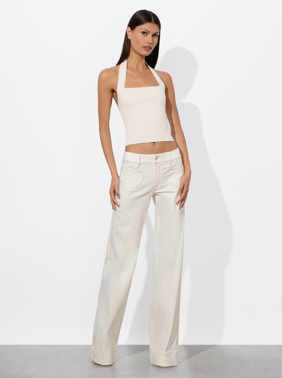 VANILLA-SLAY HEART FRONT JEAN