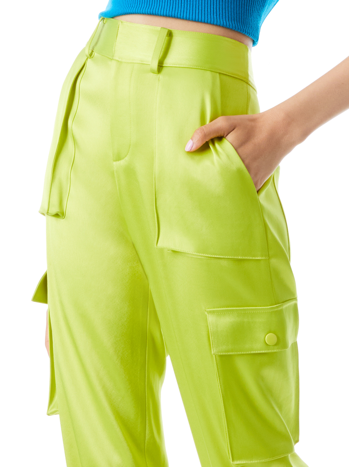 HAYES CARGO PANT - CITRON image 3 - Alice And Olivia