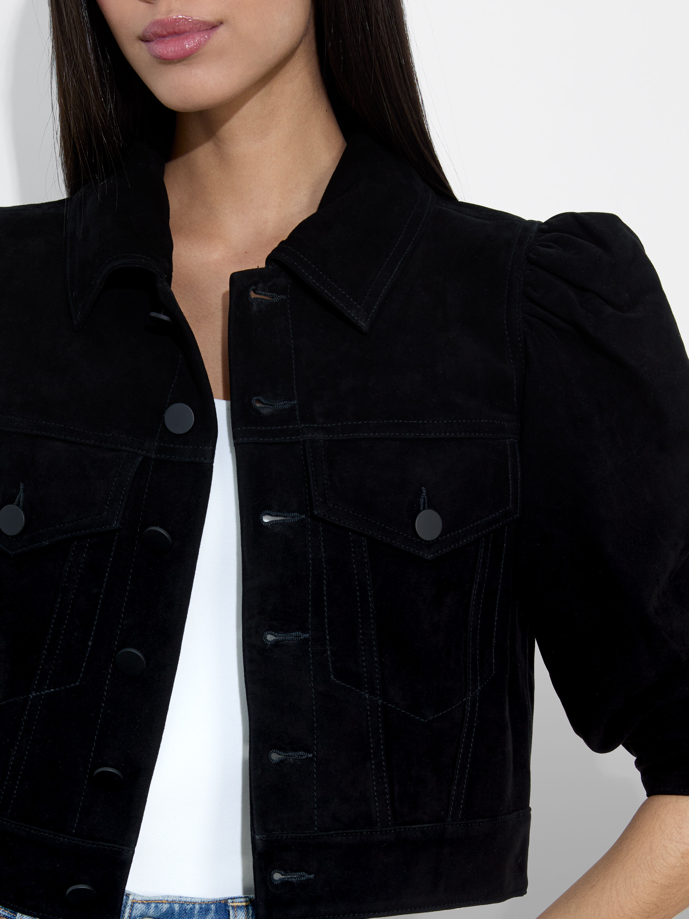 Alice + Olivia Topher Jacket in Off White & Black | REVOLVE