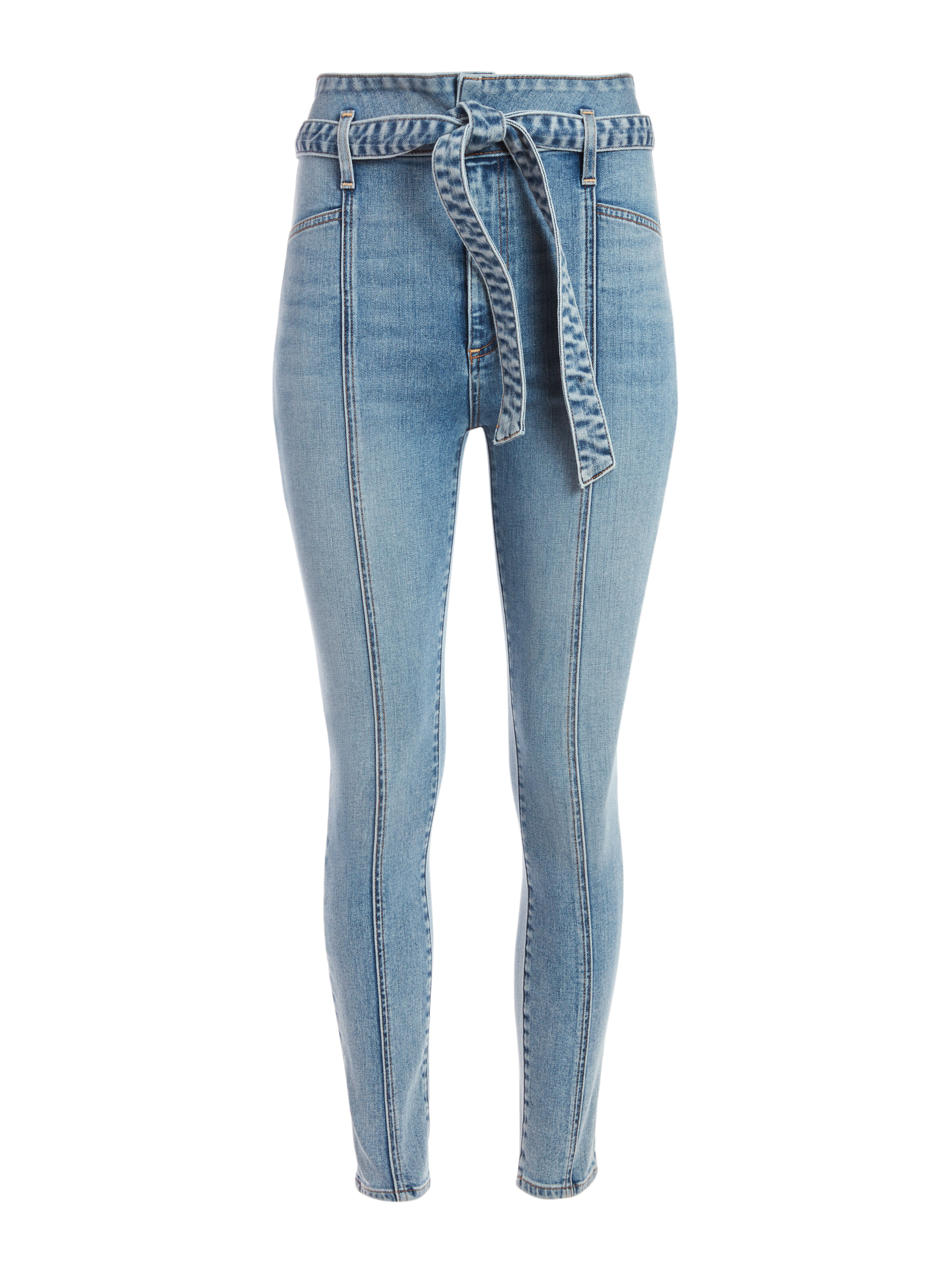alice and olivia two tone jeans