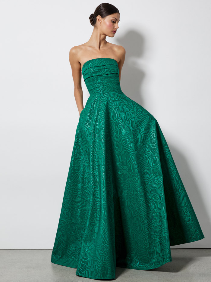 BRIDGETTE MAXI GOWN - FOREST GREEN image 4 - Alice And Olivia