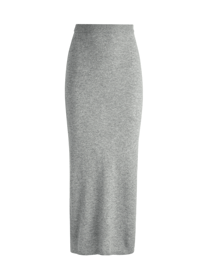 ADRINA SKIRT - MEDIUM HEATHER GREY image 5 - Alice And Olivia
