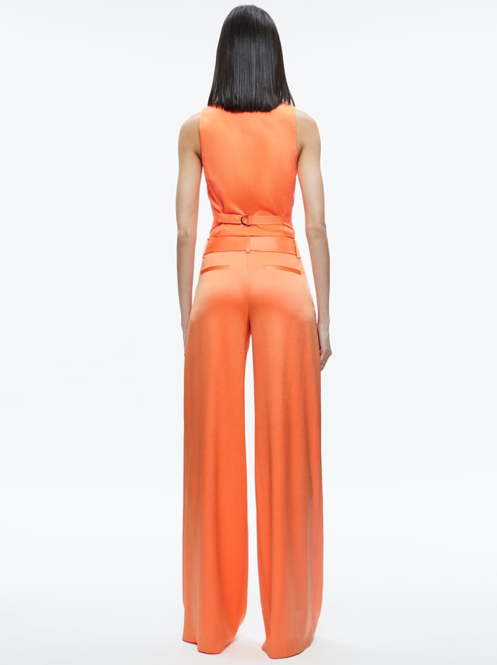ERIC LOW RISE PANT - CORAL image 2 - Alice And Olivia