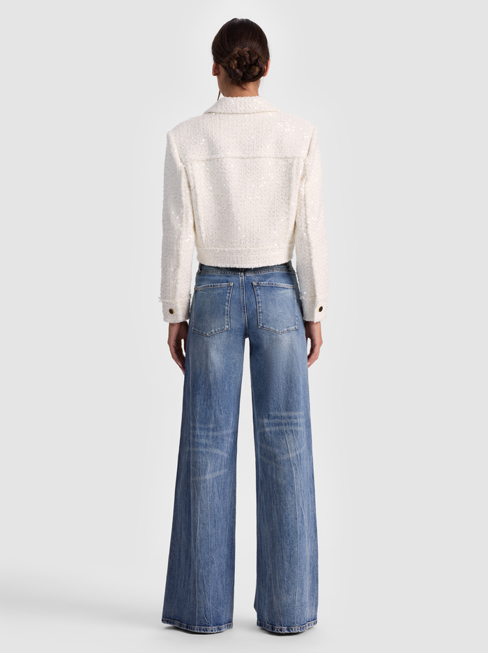 CHLOE TWEED JACKET - OFF WHITE image 2 - Alice And Olivia