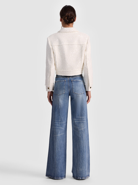 OFF WHITE-CHLOE TWEED JACKET