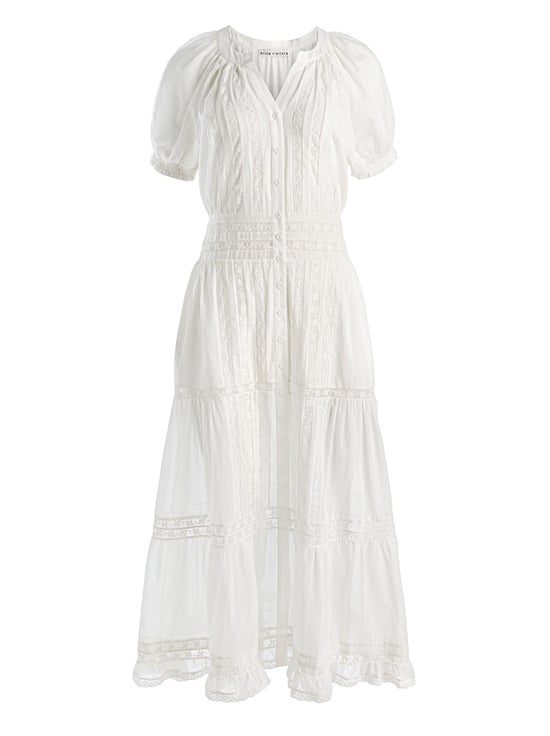 OFF WHITE-KATHRYN MIDI SHIRT DRESS