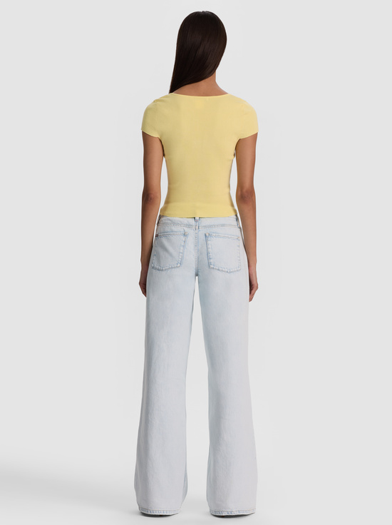 BUTTER-ANAIS RIBBED BABY TEE