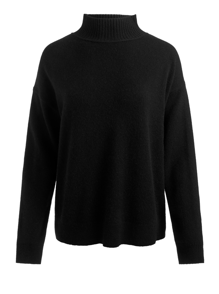 MELIE CASHMERE PULLOVER - BLACK image 5 - Alice And Olivia