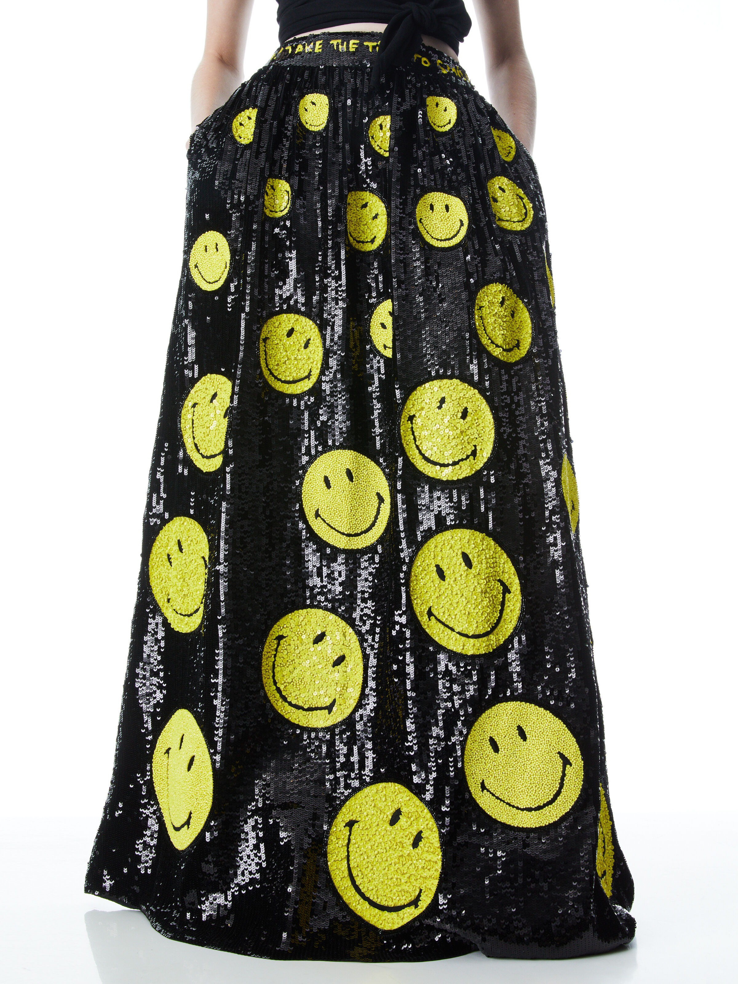 A o X Smiley Tina Embellished Ball Gown Skirt In Multi Alice Olivia