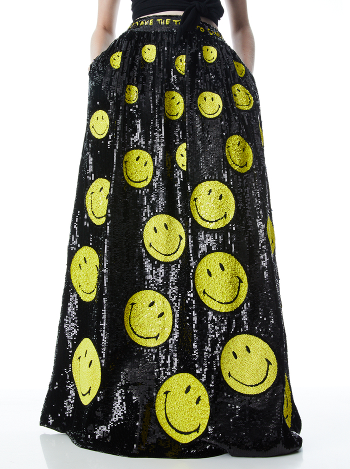 A+O X SMILEY TINA EMBELLISHED BALL GOWN SKIRT - MULTI - Alice And Olivia