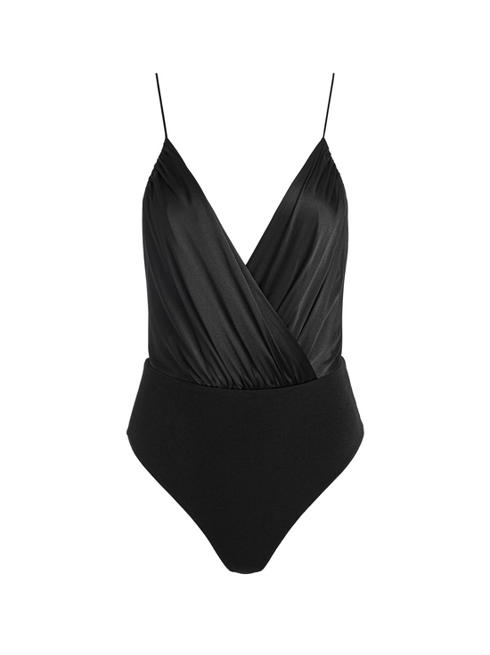 BLACK-CALLIE TANK BODYSUIT