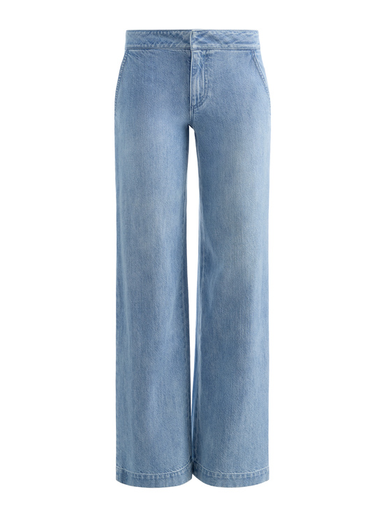 EDIE WASH/OFF WHITE/CHILI PEPP-XANDER RACING STRIPE JEAN