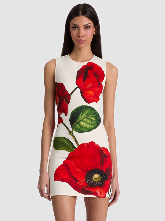 SUMMER POPPY-WYNELL FITTED MINI DRESS