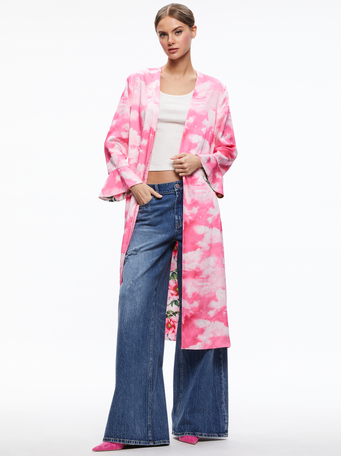 JOON REVERSIBLE ROBE - HIGH TEA FLORAL image 4 - Alice And Olivia