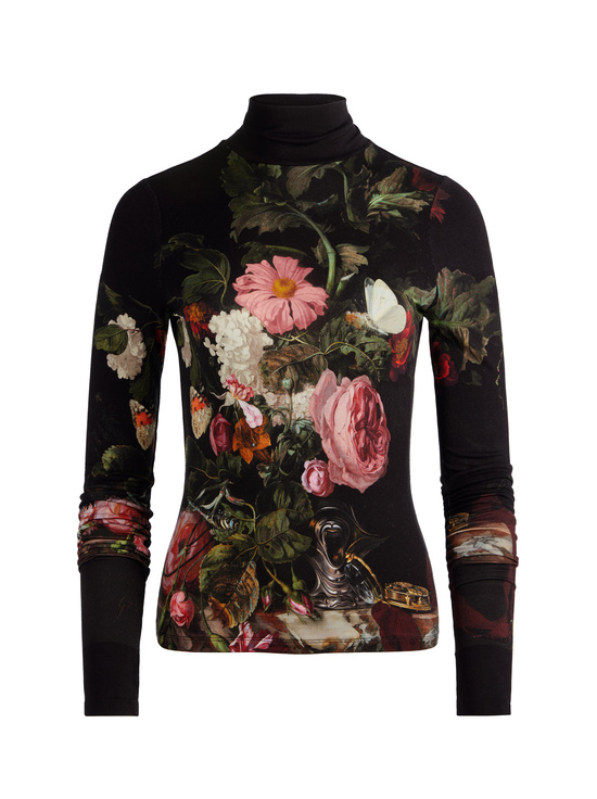 BE STILL-DELAINA TURTLENECK TOP