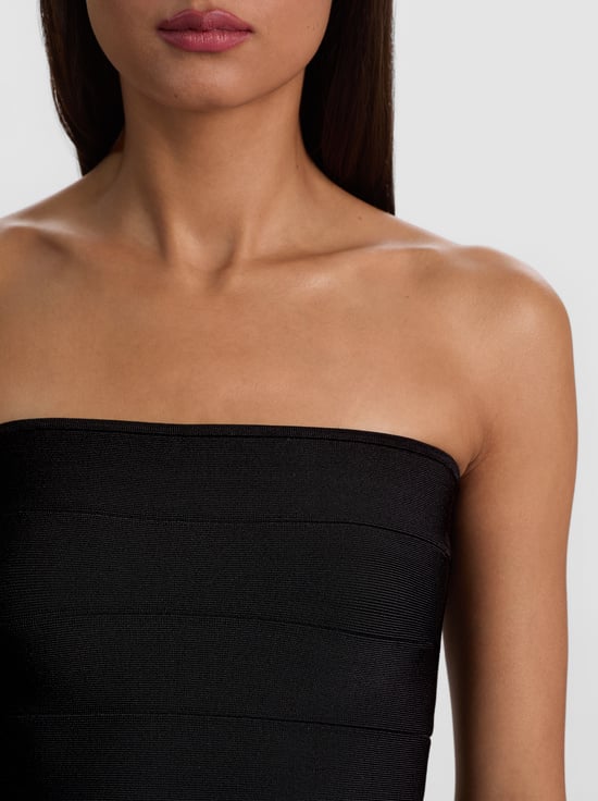 BLACK-ALISON BANDAGE TUBE TOP