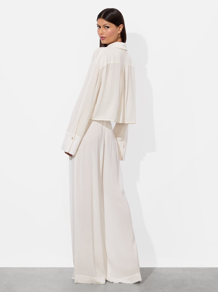 JENNA PLEATED PULL ON PANT - OFF WHITE image 2 - Alice And Olivia