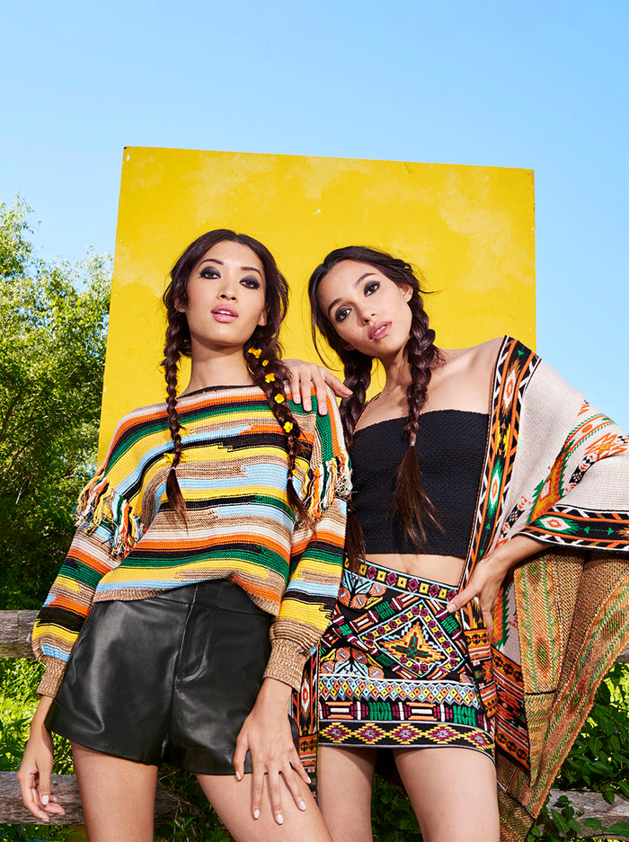 CLAUDETTE FRINGE PULLOVER - MULTI image 6 - Alice And Olivia