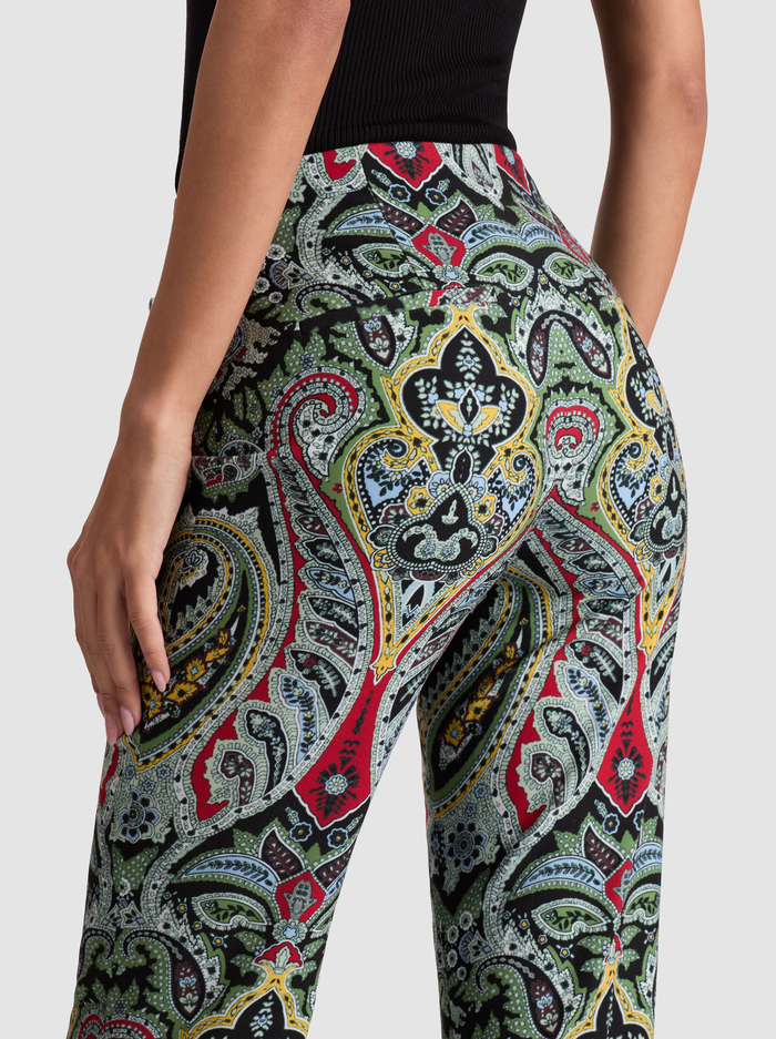 TEENY BOOTCUT PANT - PAISLEY POEM image 3 - Alice And Olivia