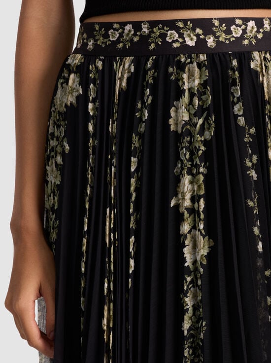 FREE FALLING-KATZ PLEATED MAXI SKIRT
