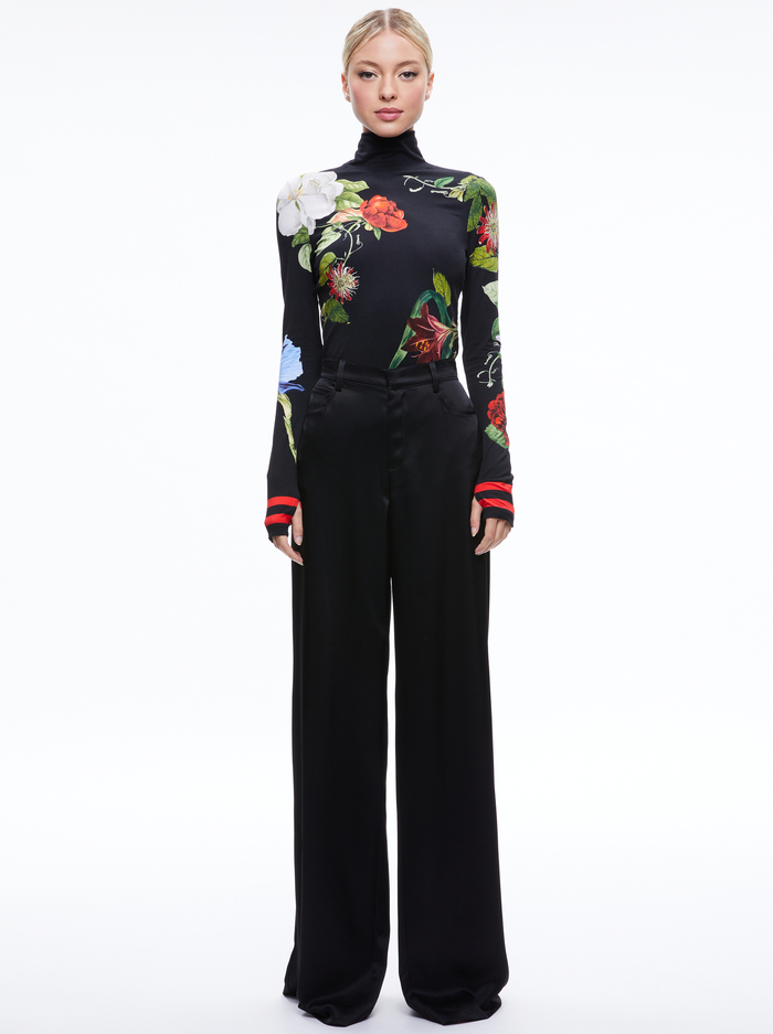DELAINA LONG SLEEVE TURTLENECK - LUNCH DATE image 4 - ALICE + OLIVIA