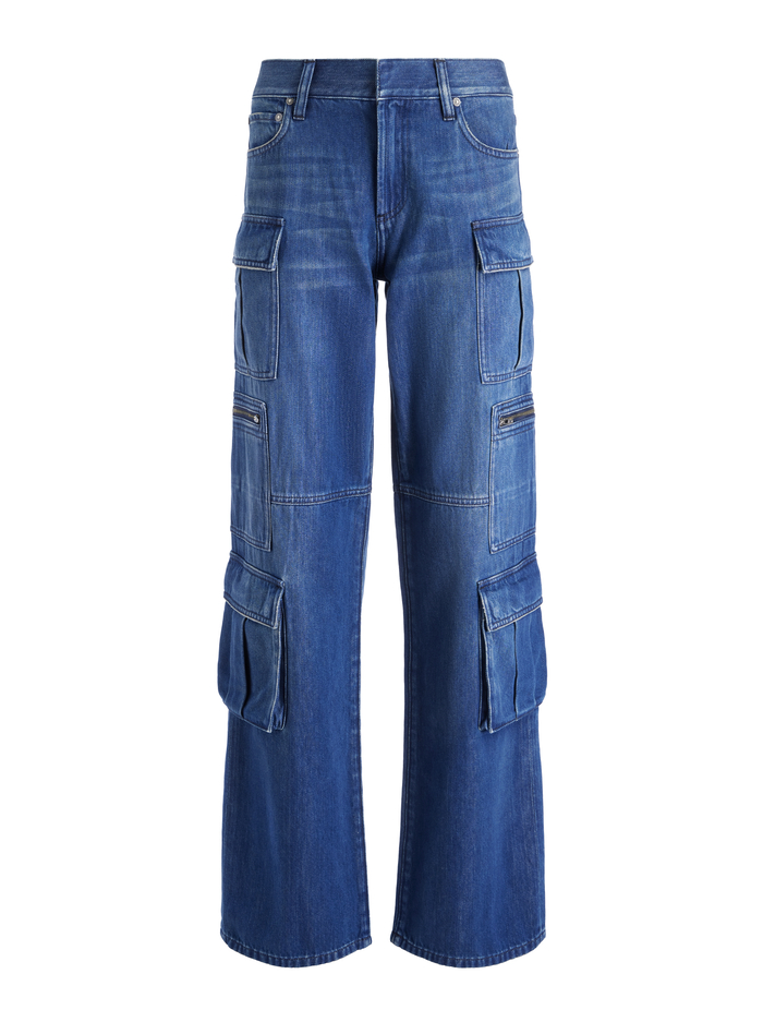 CAY BAGGY CARGO JEANS - LOVE TRAIN image 5 - Alice And Olivia