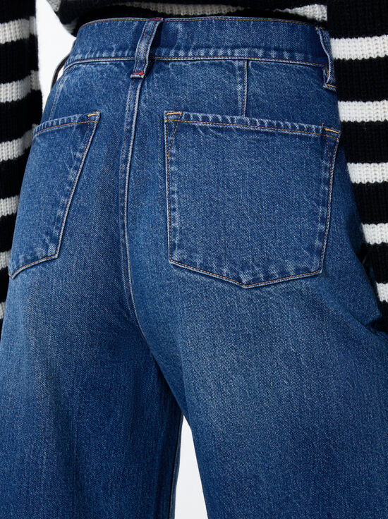 LOLA BLUE-EMORY CROPPED JEAN