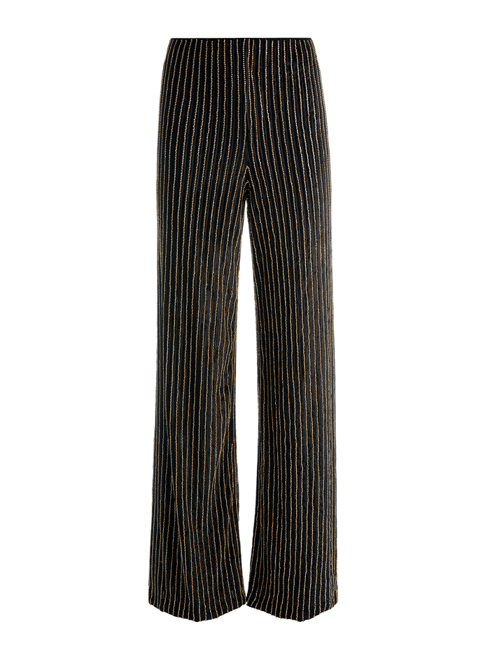 ELBA EMBELLISHED PANT - BLACK/GOLD image 5 - ALICE + OLIVIA