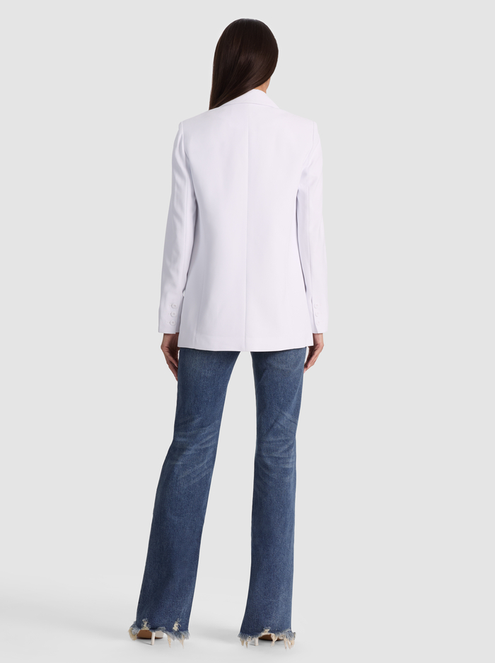DENNY BOYFRIEND BLAZER - WHITE image 2 - ALICE + OLIVIA