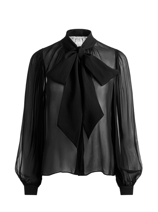 BLACK-BRENTLEY BLOUSE