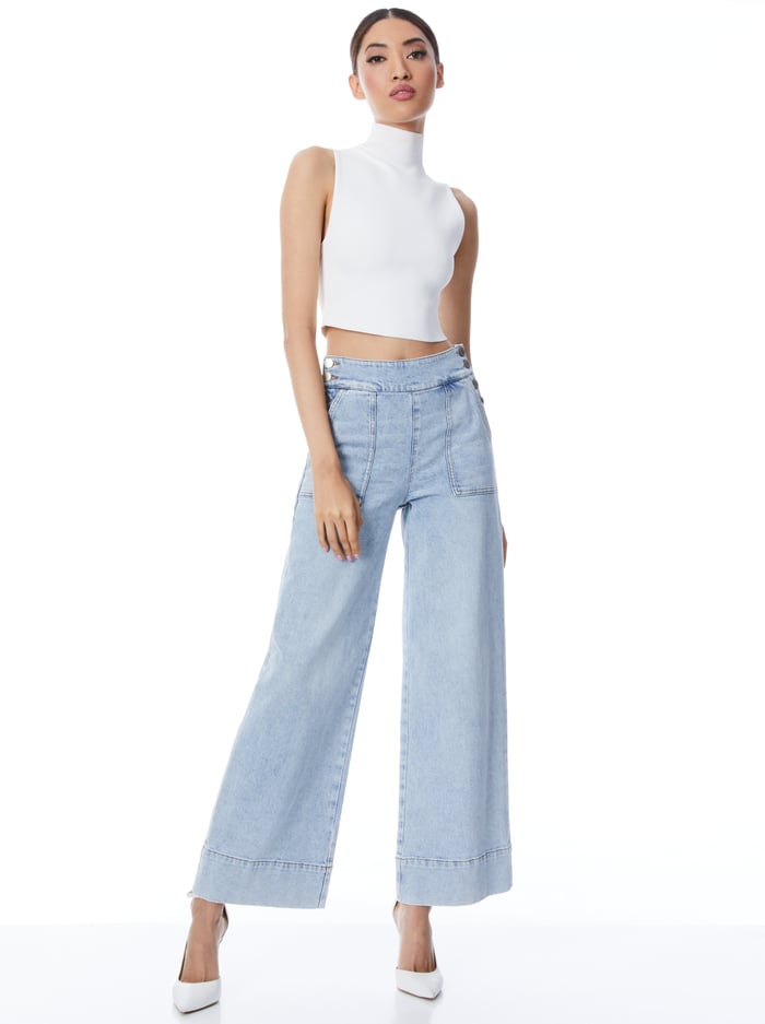 DONALD JEAN - ROCKSTAR BLUE image 4 - Alice And Olivia