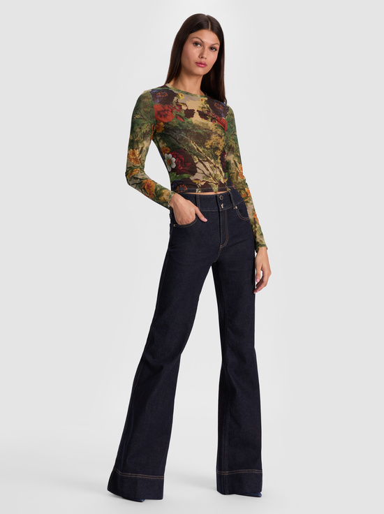 FORBIDDEN FOREST-DELAINA MESH TOP