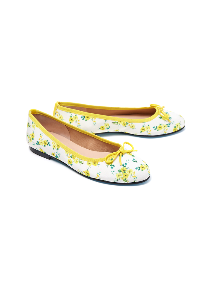 A+O X FRENCH SOLES BALLET FLAT - YELLOW FLORAL image 3 - Alice And Olivia