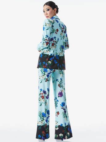 BEAUTIFUL BLOOMS LG JULEP-JUSTINE ROLLED CUFF BLAZER